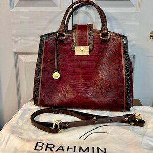 Brahmin Tricolor Satchel